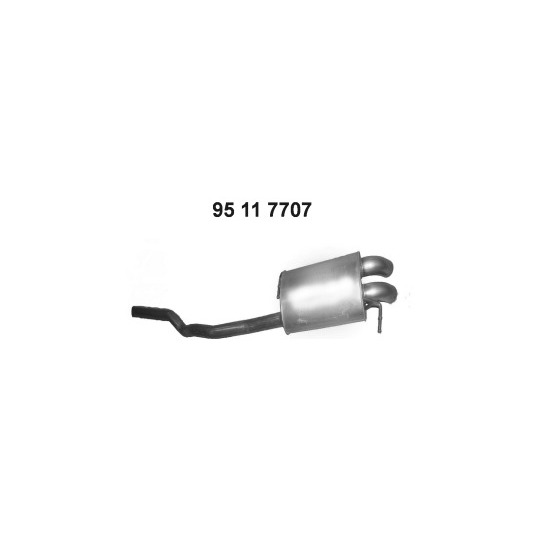 95 11 7707 - End Silencer 