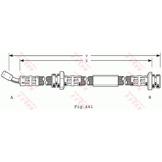 PHD208 - Brake Hose 