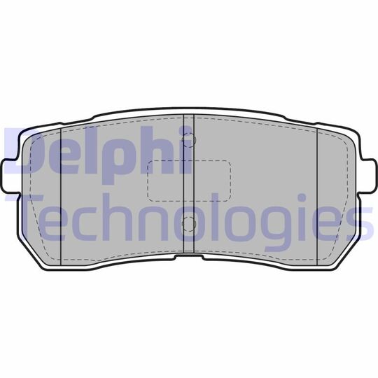 LP2095 - Brake Pad Set, disc brake 