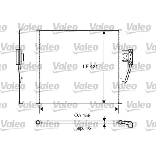 817607 - Condenser, air conditioning 