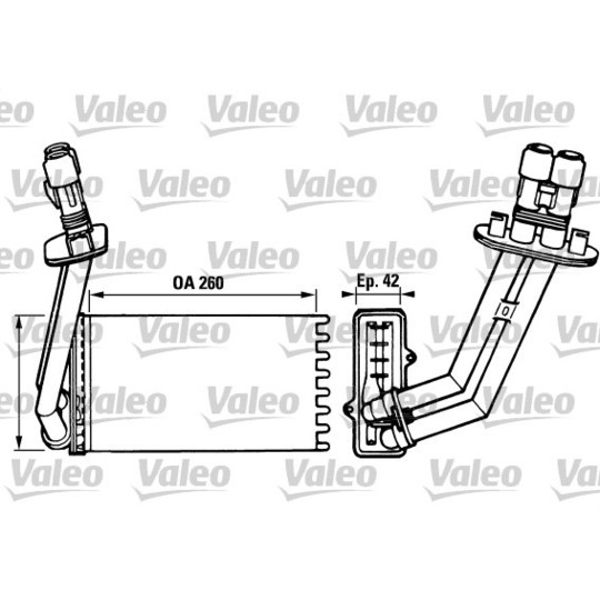 812048 - Heat Exchanger, interior heating 