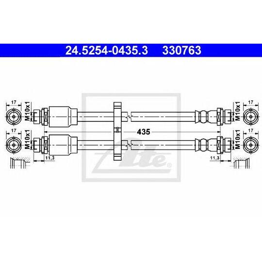 24.5254-0435.3 - Brake Hose 