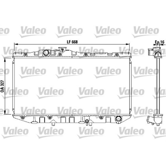 731098 - Radiaator, mootorijahutus 