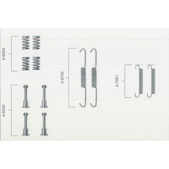 1 987 475 149 - Accessory Kit, parking brake shoes 