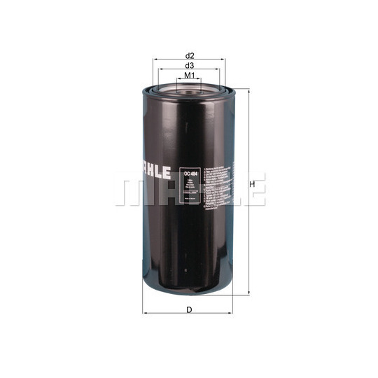OC 484 - Oil filter 