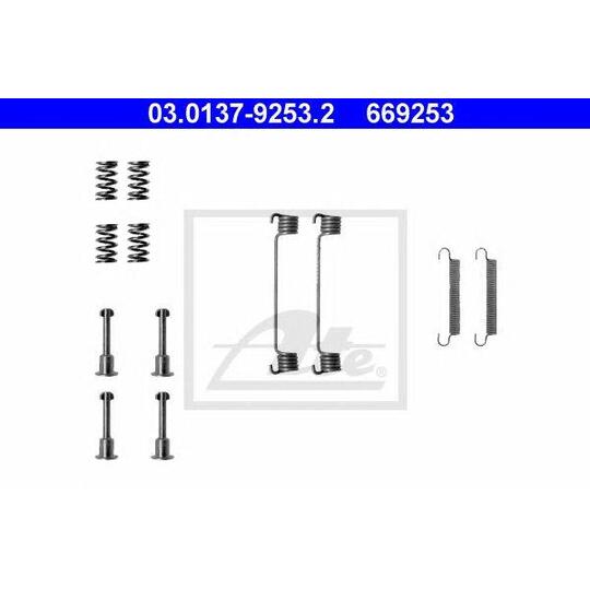 03.0137-9253.2 - Accessory Kit, parking brake shoes 