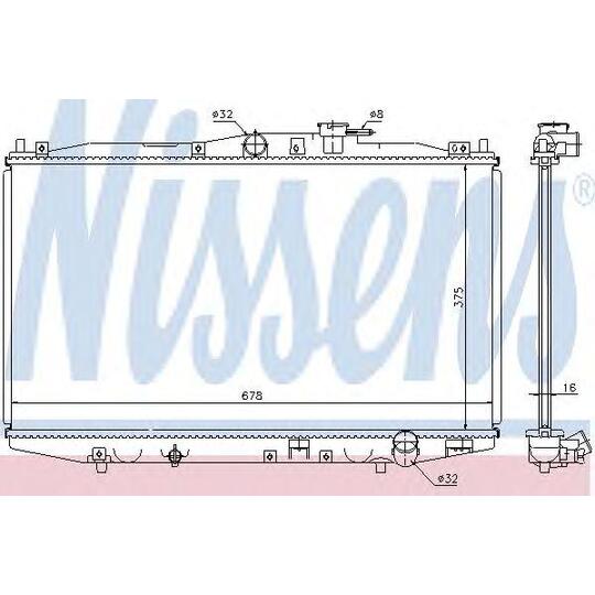 63344 - Radiator, engine cooling 