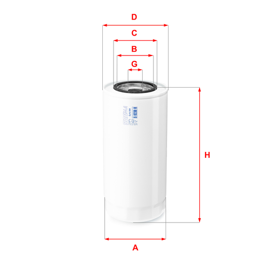 S 0230 R - Oil filter 