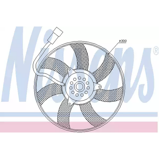 85617 - Fan, A/C condenser 