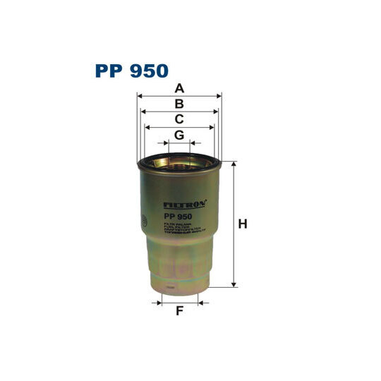 PP 950 - Bränslefilter 