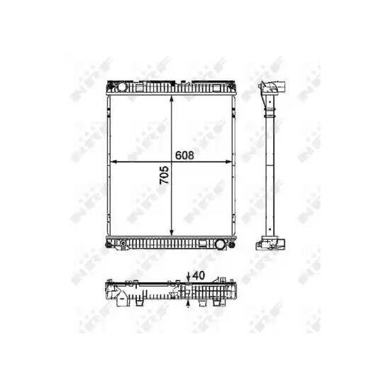 58401 - Radiator, engine cooling 