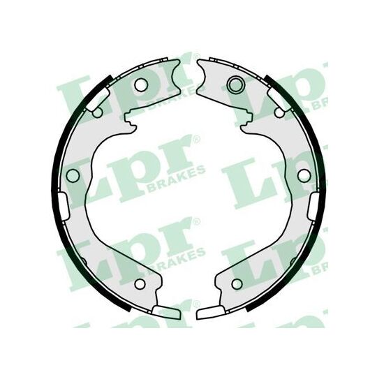 01078 - Brake Shoe Set, parking brake 