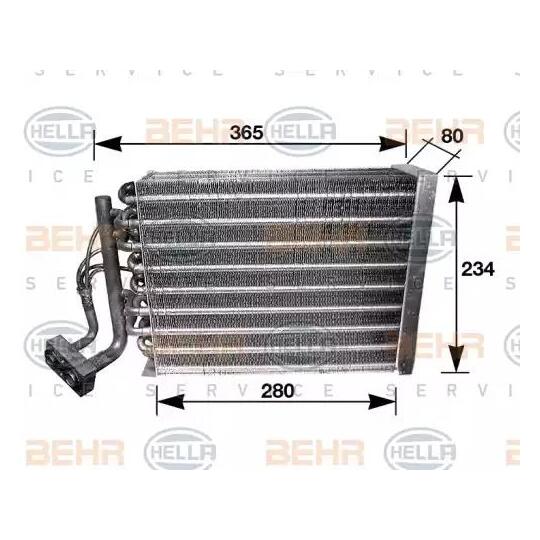 8FV 351 210-251 - Evaporator, air conditioning 