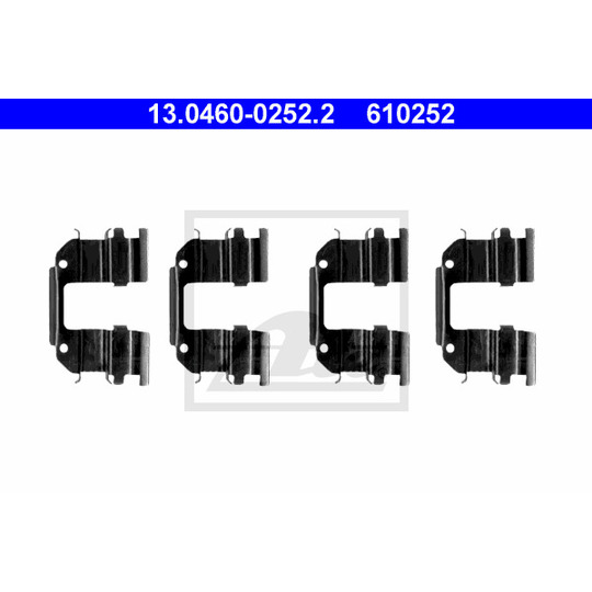 13.0460-0252.2 - Accessory Kit, disc brake pad 