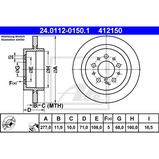 24.0112-0150.1 - Brake Disc 