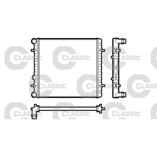 231606 - Radiaator, mootorijahutus 