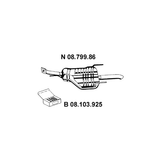 08.799.86 - End Silencer 