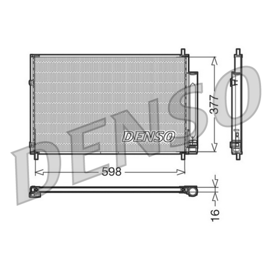 DCN50006 - Condenser, air conditioning 