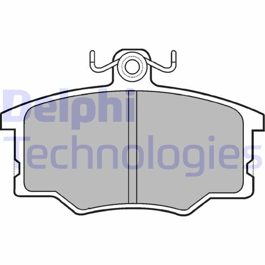 LP179 - Brake Pad Set, disc brake 