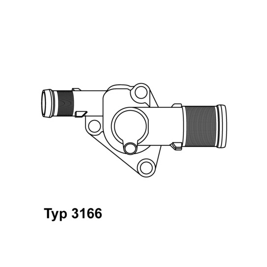 3166.89D - Thermostat, coolant 