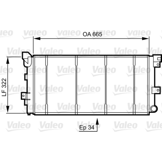 731531 - Radiator, engine cooling 