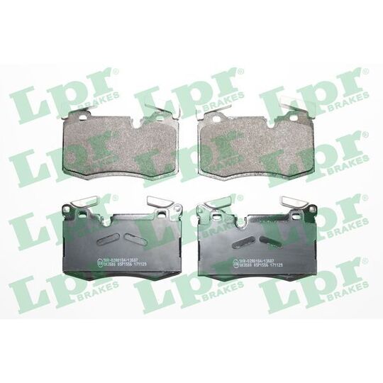05P1556 - Brake Pad Set, disc brake 