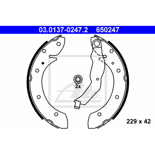 03.0137-0247.2 - Bromsbackar, sats 