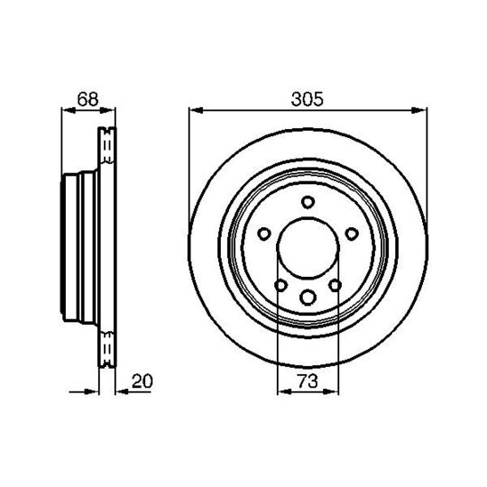 0 986 478 660 - Brake Disc 