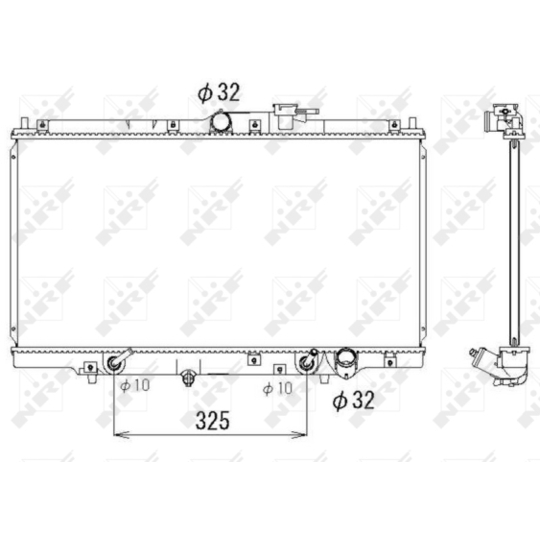 53328 - Radiator, engine cooling 