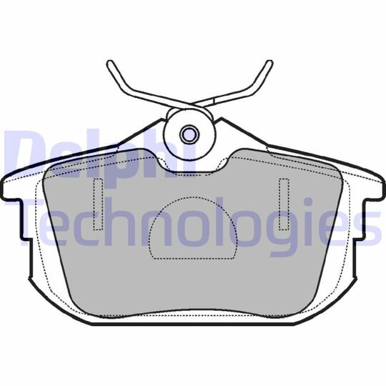 LP1593 - Brake Pad Set, disc brake 