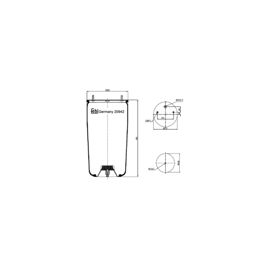 20942 - Boot, air suspension 