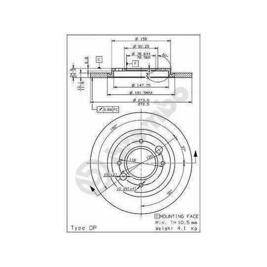 08.2467.20 - Brake Disc 