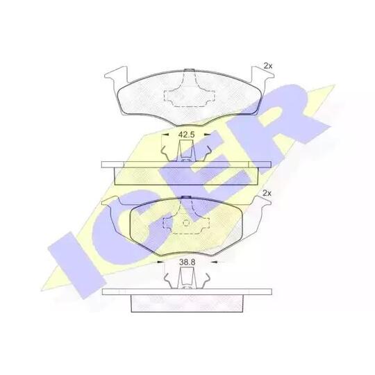 181119 - Brake Pad Set, disc brake 