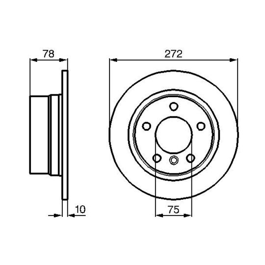 0 986 478 641 - Brake Disc 