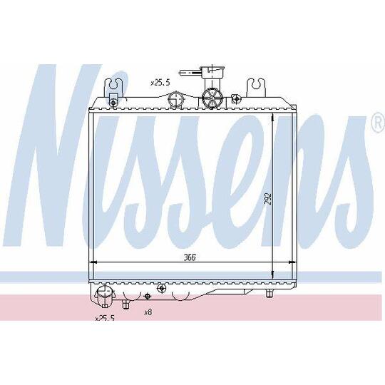 64188 - Radiator, engine cooling 