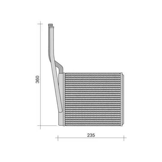 350218257000 - Heat Exchanger, interior heating 