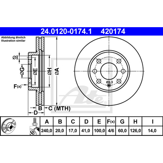 24.0120-0174.1 - Brake Disc 