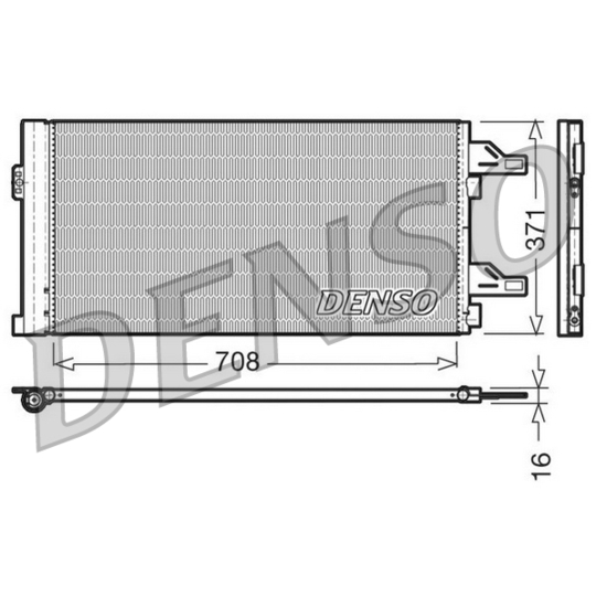 DCN07002 - Lauhdutin, ilmastointilaite 