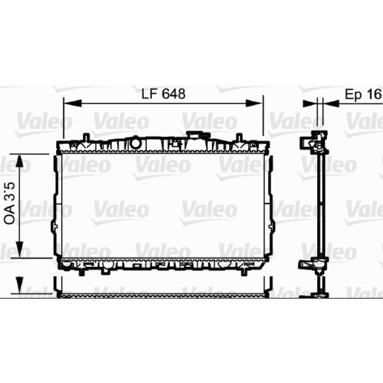 734903 - Radiator, engine cooling 