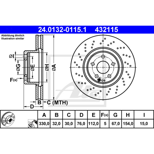 24.0132-0115.1 - Brake Disc 