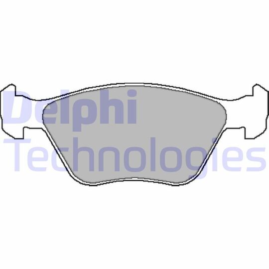 LP1602 - Brake Pad Set, disc brake 