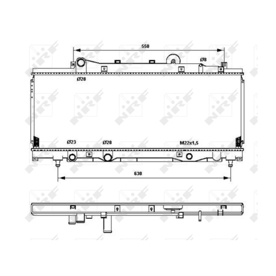 53202 - Radiaator, mootorijahutus 