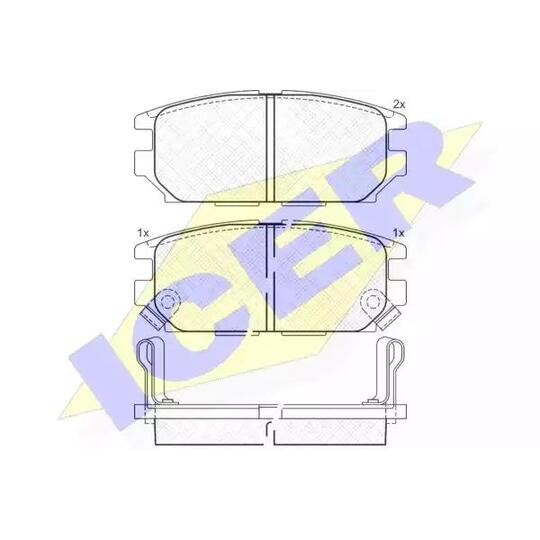 140983 - Brake Pad Set, disc brake 