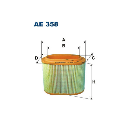 AE 358 - Air filter 