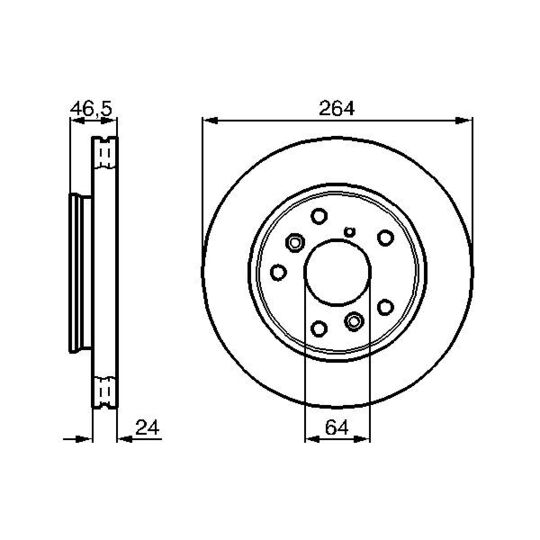 0 986 478 523 - Brake Disc 