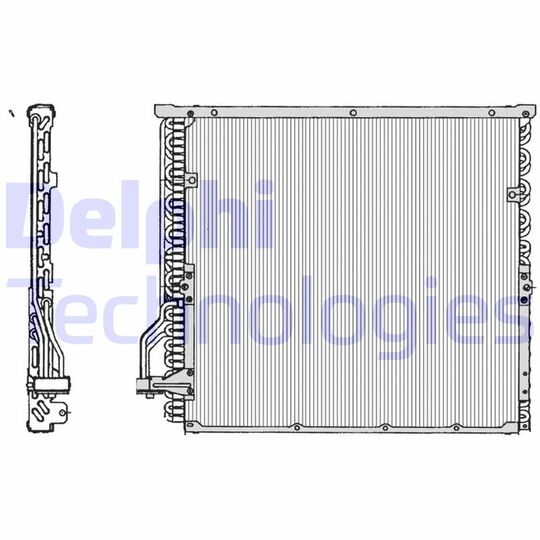 TSP0225014 - Condenser, air conditioning 