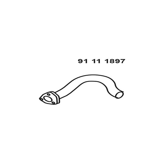 91 11 1897 - Exhaust pipe 