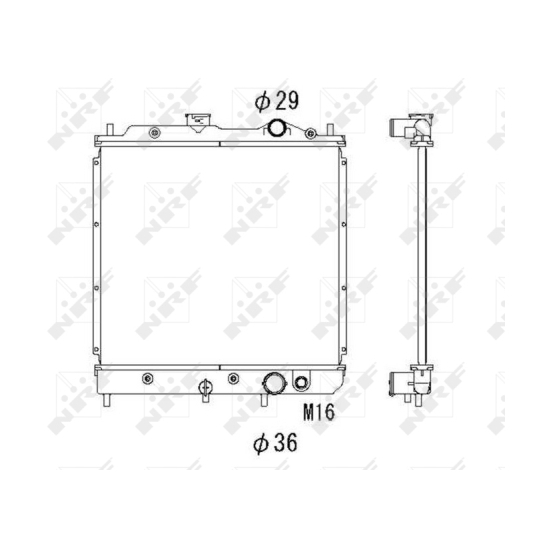 53520 - Radiator, engine cooling 