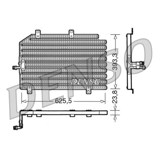 DCN01022 - Condenser, air conditioning 