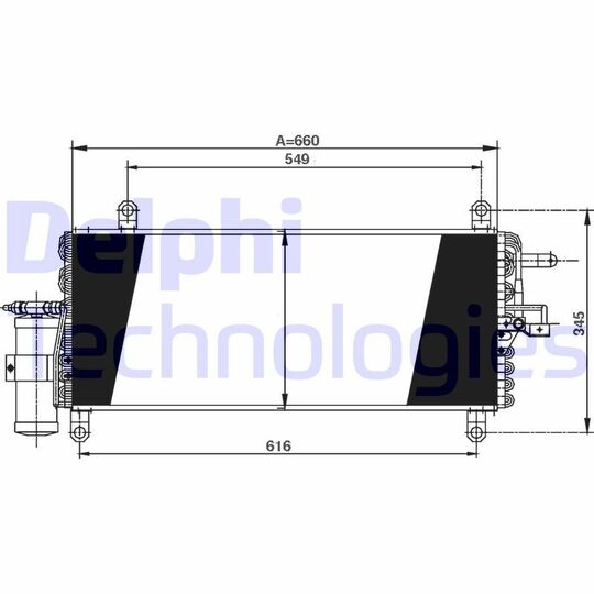 TSP0225171 - Condenser, air conditioning 